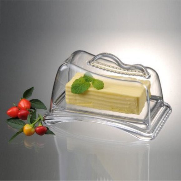 Acrylic Covered Butter Dish - Picture 1 of 1